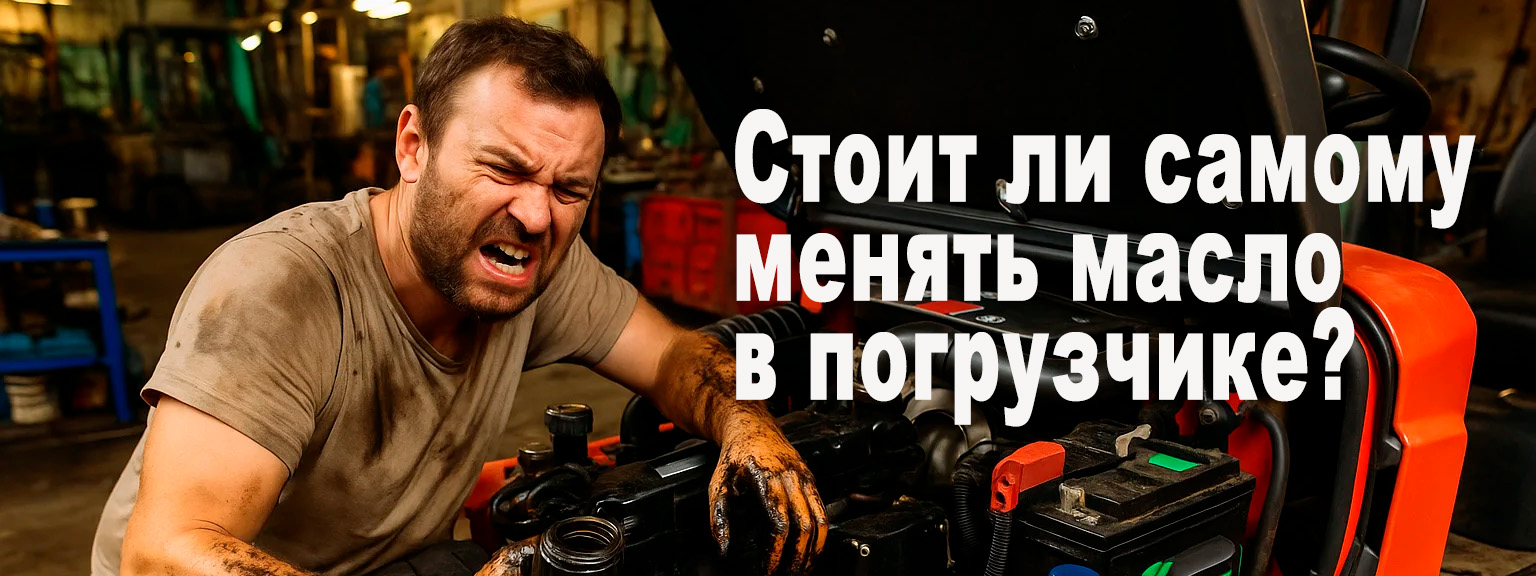 стоит ли самому менять масло в погрузчике